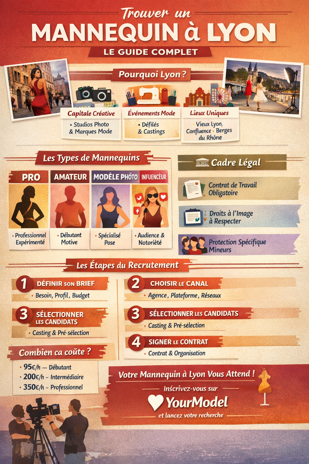 Recruter un mannequin à Lyon