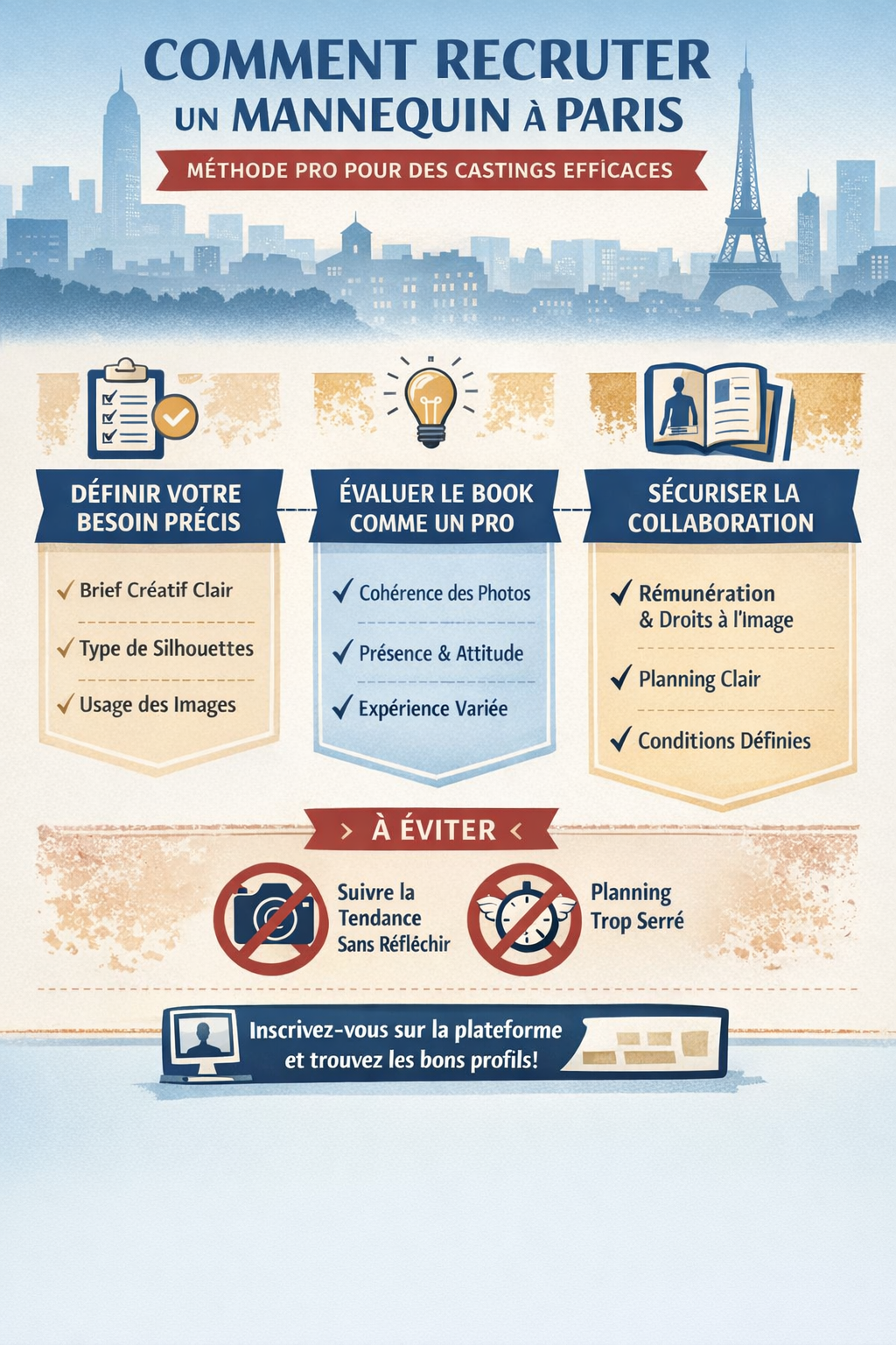 Recruter un mannequin à Paris